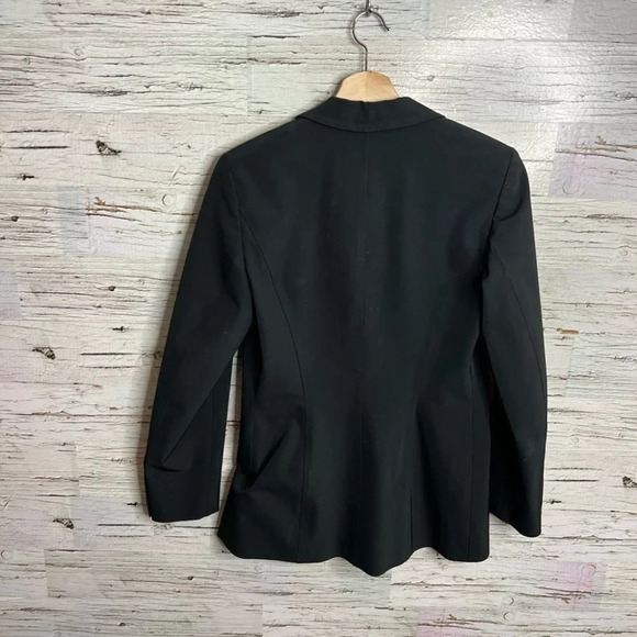 Monki bright black gold button blazer size 36 - Picture 10 of 10